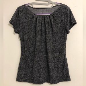 Petite Fitted Speckled Work Blouse